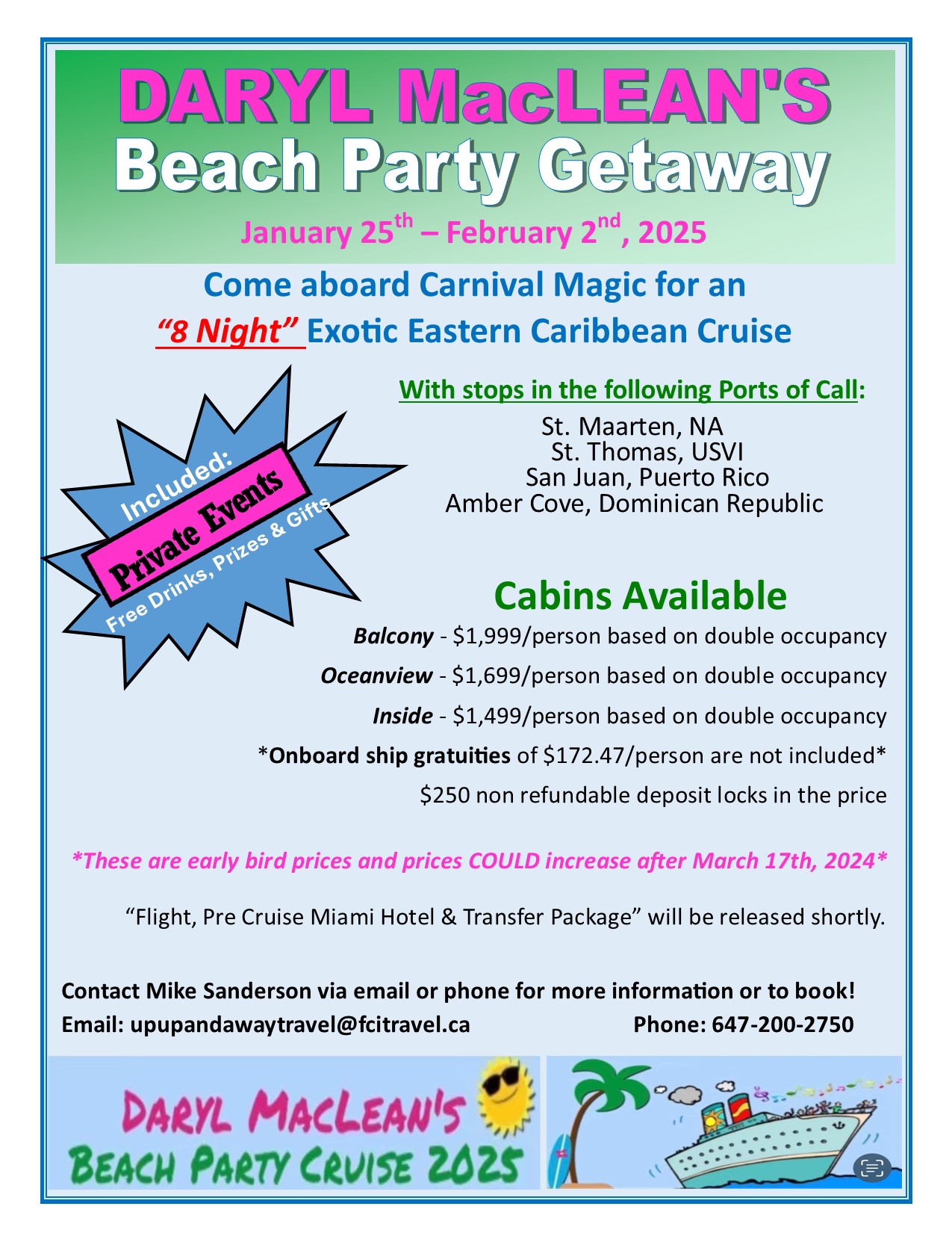 Beach Party 2025 Flyer